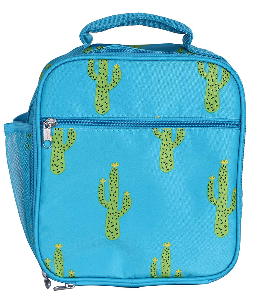 Cactus Print Square Lunch Bag