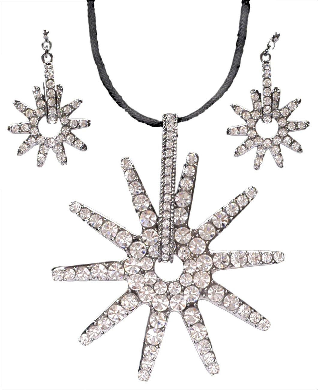 Spur Rowel Necklace & Earring set