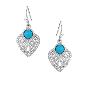 Love Starts At The Center Heart Earrings