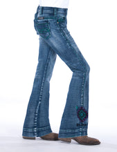 Load image into Gallery viewer, Girl&#39;s Turquoise Spirit Trouser