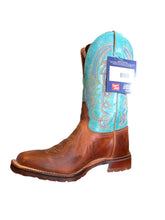 Load image into Gallery viewer, Tony Lama Turquoise Cowhide Boot