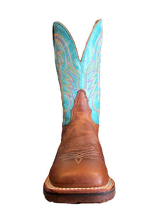 Tony Lama Turquoise Cowhide Boot