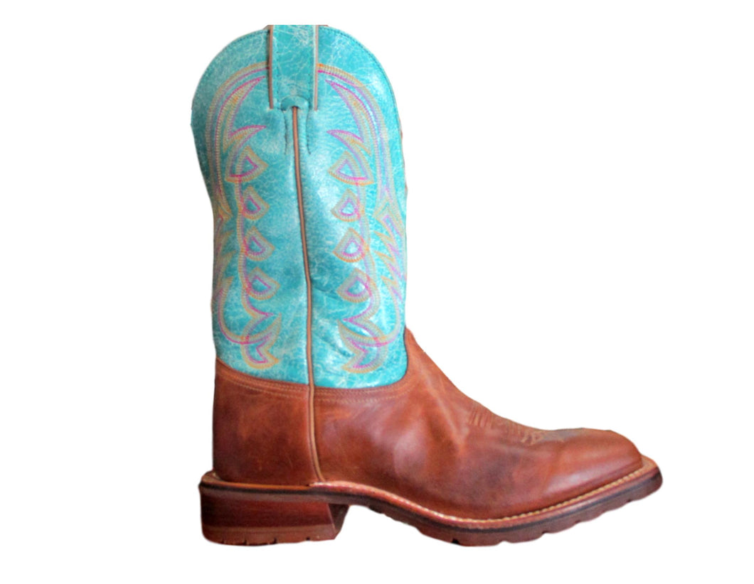 Tony Lama Turquoise Cowhide Boot