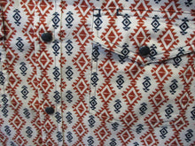 Load image into Gallery viewer, Men&#39;s Rust &amp; Navy Aztec Western Shirt