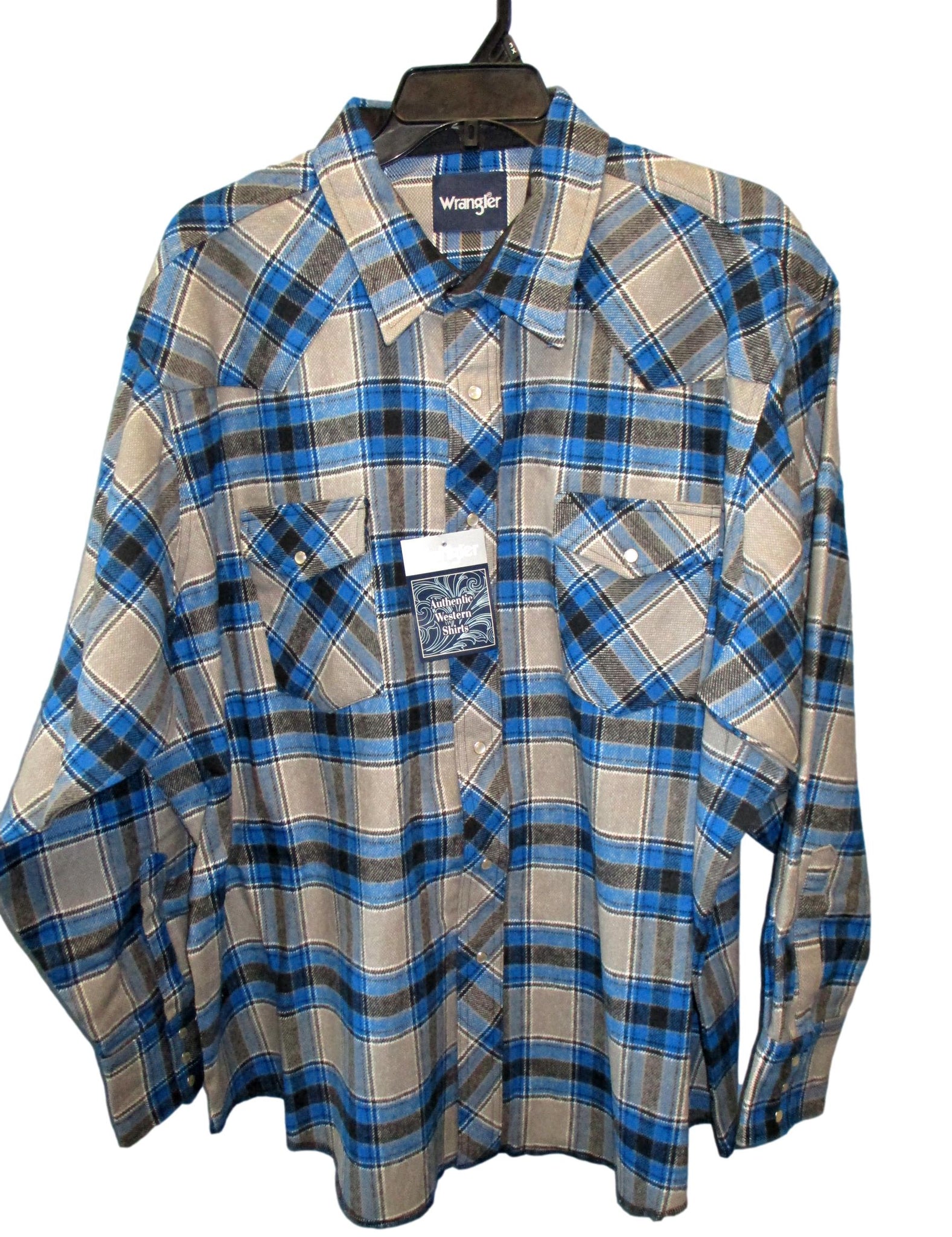 Wrangler heavyweight flannel shirt on sale
