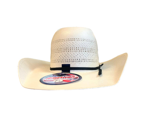 American Straw Hat Triple Vented Crown #7400
