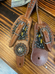 Ladies Painted Spur Staps