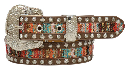 Girls Angel Ranch Multi-Color Lace Belt