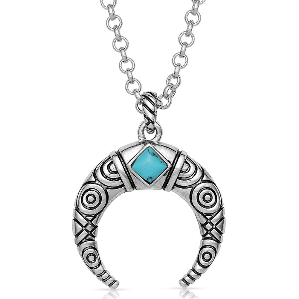Eye In The Sky Crescent Montana SilverSmiths Necklace