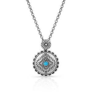 Montana Silversmith Center of the Storm Turquoise Necklace
