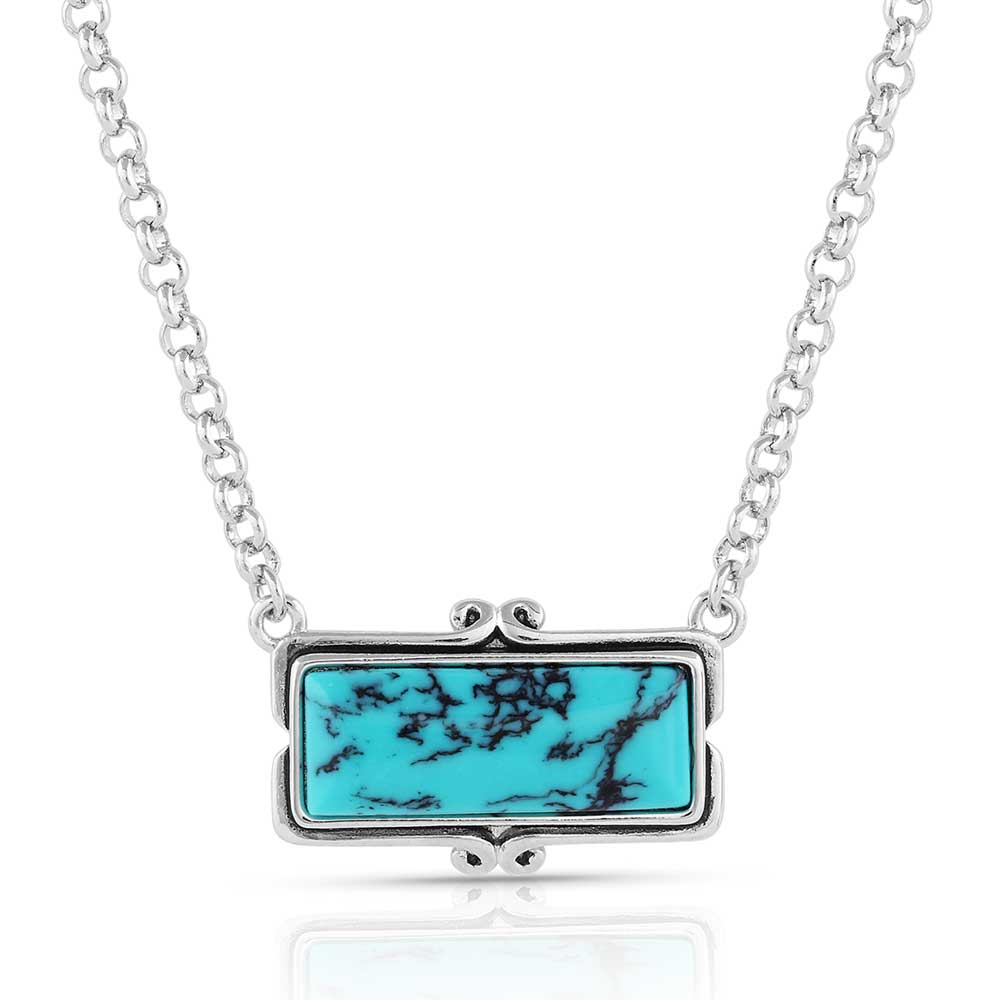 Montana Silversmith Looking Glass Turquoise Necklace