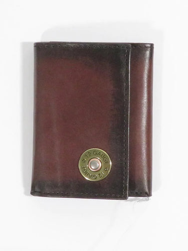 Nocona N5429902 Mens 12 Gauge Outdoor Tri-Fold Leather Wallet