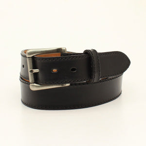 Nocona Mens Black Leather Belt