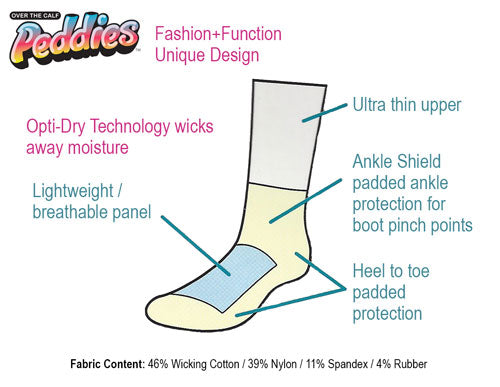 Noble Outfitters Women's Over the Calf Peddies