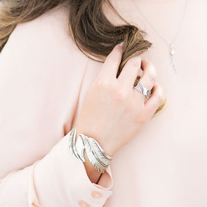 Montana Silversmith Starlight Feather Ring