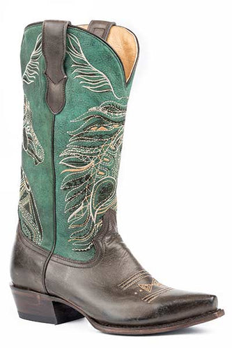 Roper Women's Art Of The Horse Cowgirl Boots - Snip Toe