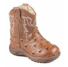 Load image into Gallery viewer, Roper Bumps Square Toe Ostrich Boot