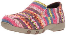 Load image into Gallery viewer, Roper Chase Kids Girls Pink Fabric Loafer Shoes