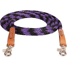 Load image into Gallery viewer, Mustang Round Braided Trail Reins