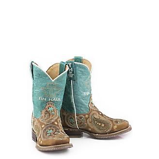 Tin Haul Kids Pretty Paisley Boots