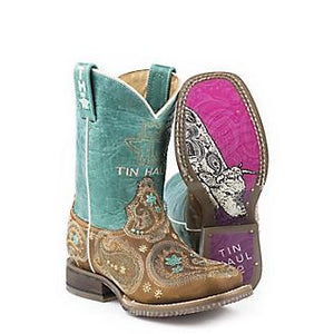 Tin Haul Kids Pretty Paisley Boots