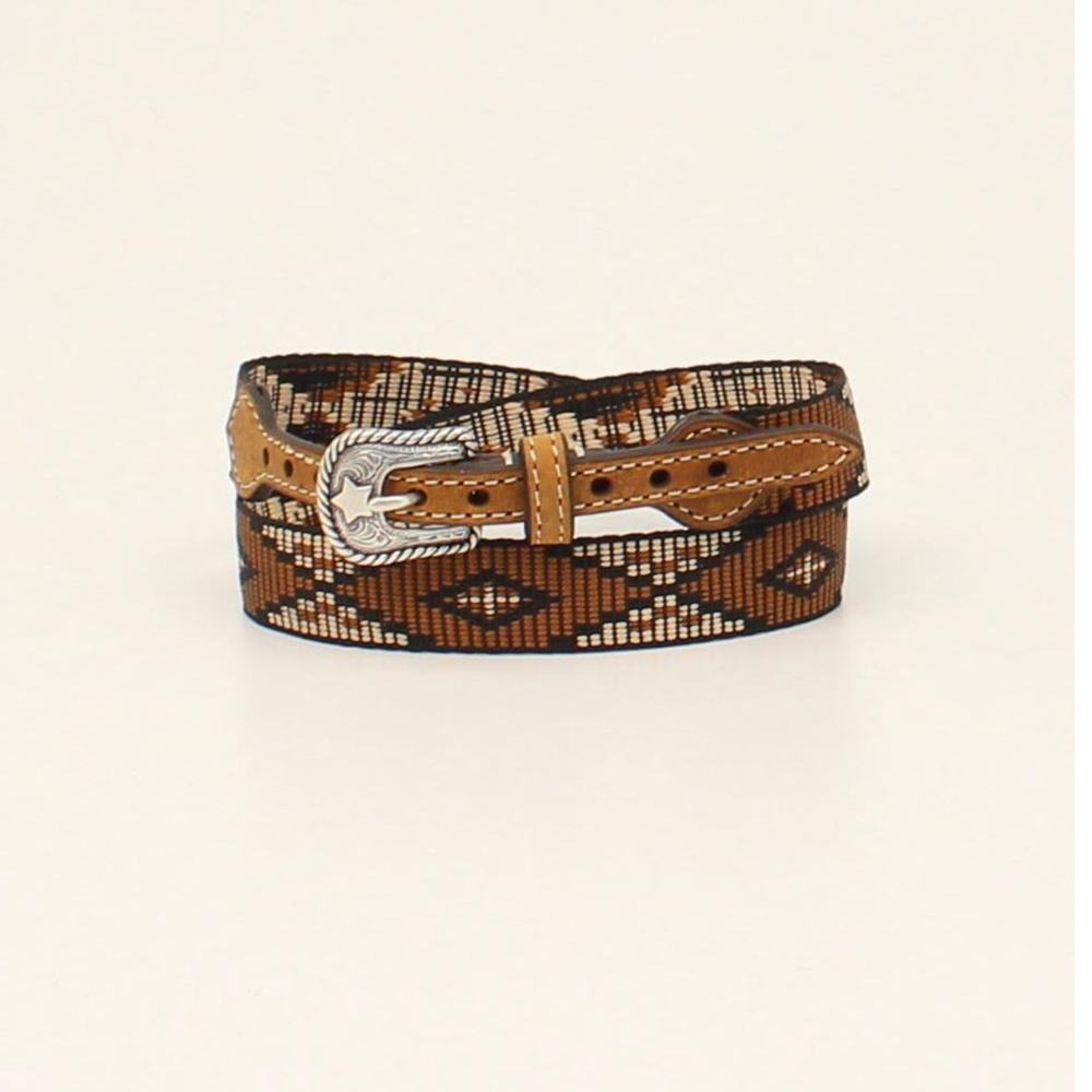 Twister Brown Diamond Ribbon Hat Band