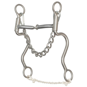 Walt Woodard Medium 3/8" Shank Snaffle Bit
