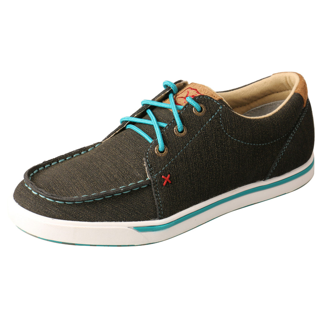 Twisted X Brown/Teal Kicks WCA0029