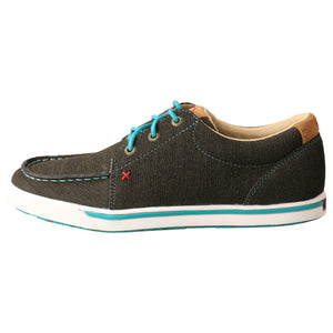 Twisted X Brown/Teal Kicks WCA0029