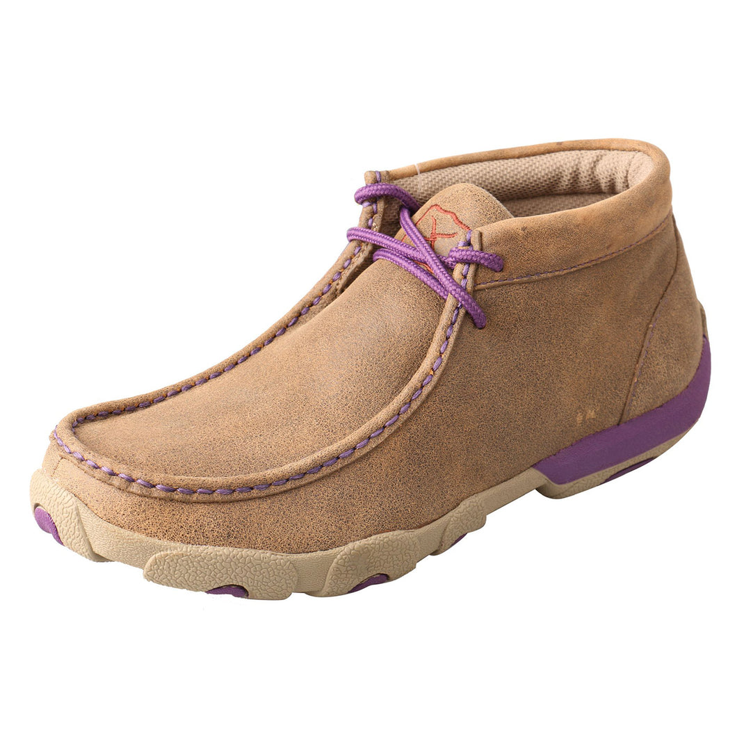 Women's Twisted X Driving Moc Bomber and Purple - WDM0015