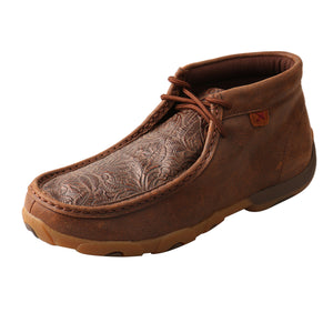 Twisted X Brown Floral Driving Moc WDM0079