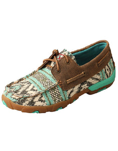 Twisted X Women's Multicolored Canvas Boat Driving Moc