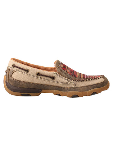 Women’s ECO Slip-On Moccasins Khaki/Multi WDMS013