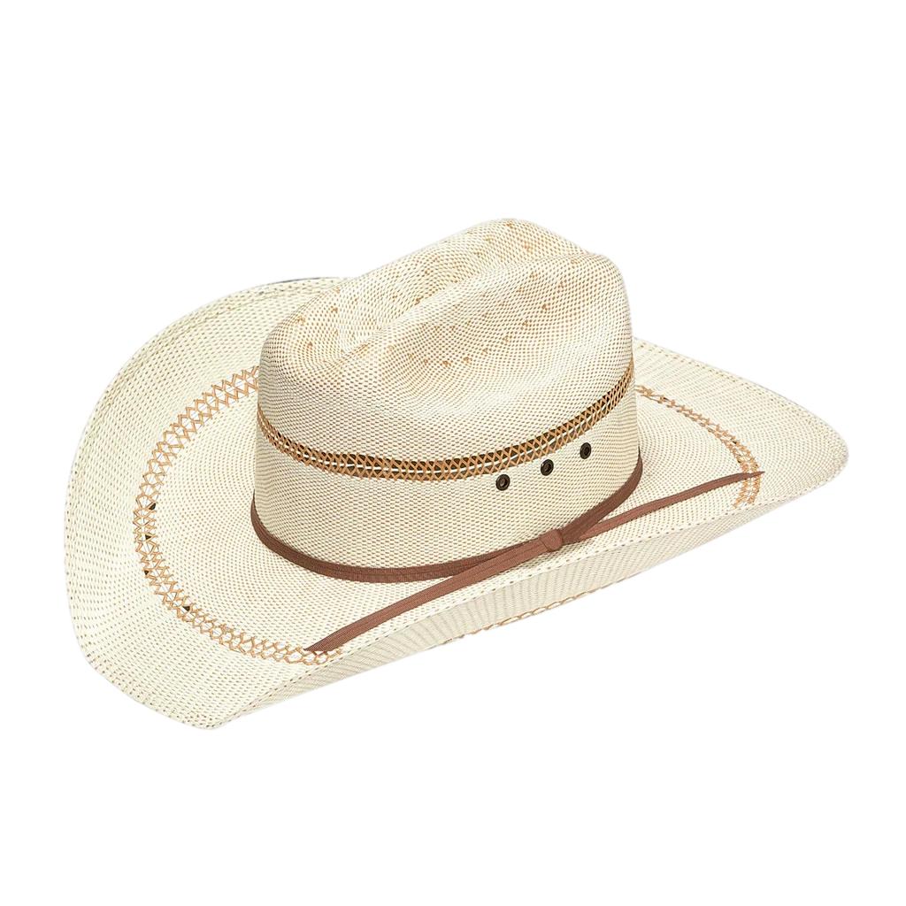 Ariat Children's Straw Hat With Golden Brown Hatband Cowboy Hat
