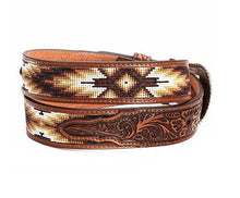Load image into Gallery viewer, Nocona Men&#39;s Beaded Inlay Belt