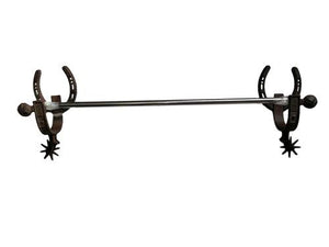 Western Horseshoe & Spur Towel Holder