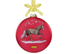 Load image into Gallery viewer, Breyer 2021 Holiday Artist Signature Glass Ornament