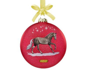 Breyer 2021 Holiday Artist Signature Glass Ornament