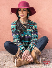 Load image into Gallery viewer, Cowgirl Tuff oversized L/S pullover