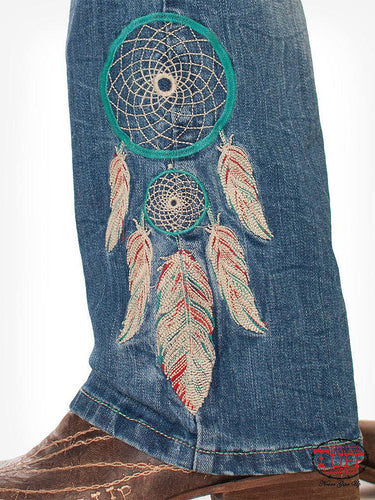 Cowgirl Tuff Fly Free & Brave Jean