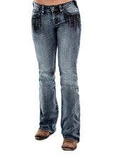 Load image into Gallery viewer, Cowgirl Tuff Women&#39;s Black Waterfall  Jeans - Aces &amp; Eights Western Wear, Inc. 