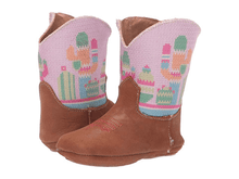 Load image into Gallery viewer, Infant Textile Cactus Cowbaby Boots by Roper