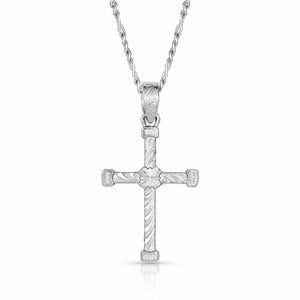 Binding in Faith Cross Necklace