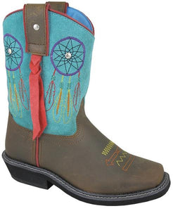 Smoky Mountain Girls' Dreamcatcher Western Boot Square Toe - 3515Y