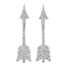 Load image into Gallery viewer, Montana Silversmith Pierced Arrow Earrings