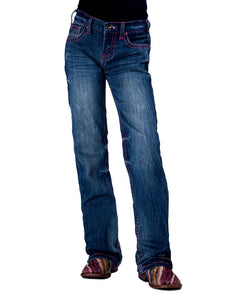Cowgirl Tuff Girls Ride Fast Jeans