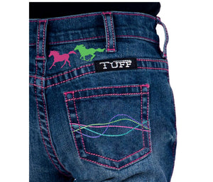 Cowgirl Tuff Girls Ride Fast Jeans
