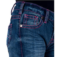 Load image into Gallery viewer, Cowgirl Tuff Girls Ride Fast Jeans