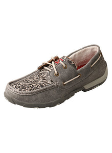 Twisted X Women's Grey Driving Mocs