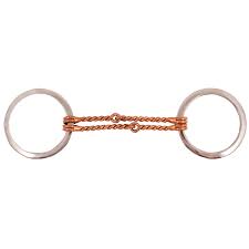 Double Twisted Copper Wire Snaffle